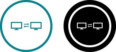 Unique Sharing Systems Icon Design vector