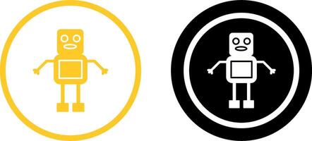 Unique Robot Icon Design vector