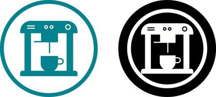 Unique Coffee Machine Icon Design vector