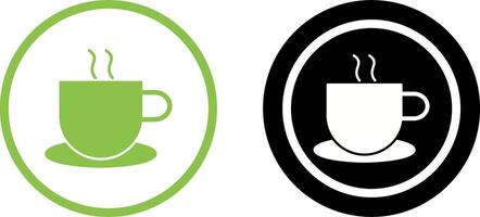 único caliente café icono diseño vector