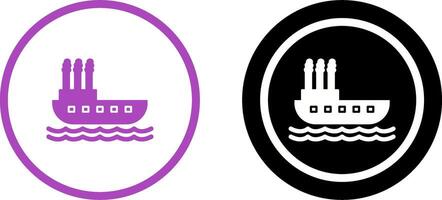 Steamboat Icon Design vector