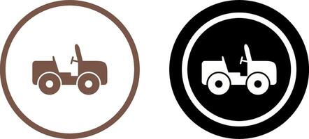 Safari Jeep Icon Design vector