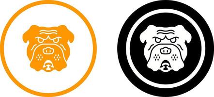 Bulldog Icon Design vector