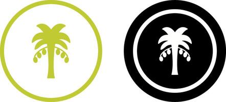 Coconut trees Icon Design vector