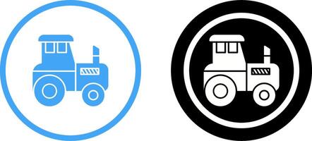 Tractor Icon Design vector