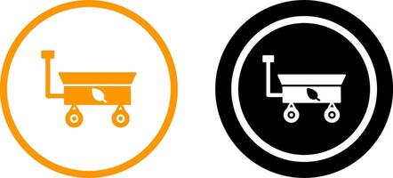 Garden Cart Icon Design vector