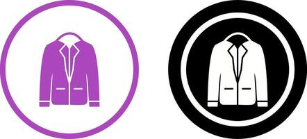 Stylish Jacket Icon Design vector