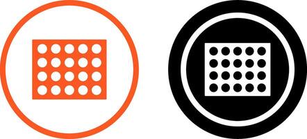 Colored Palette Icon Design vector