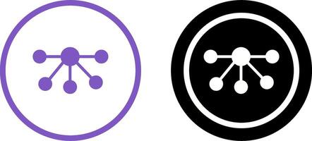 Nodes Icon Design vector