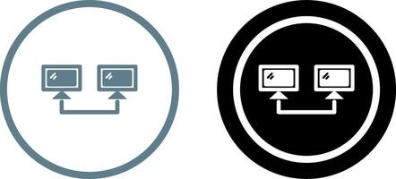 Connected Systems Icon Design vector