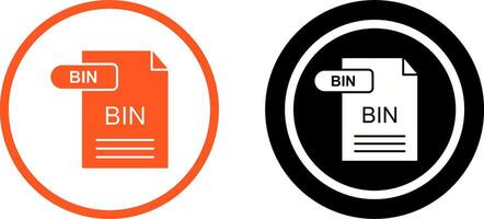 BIN Icon Design vector