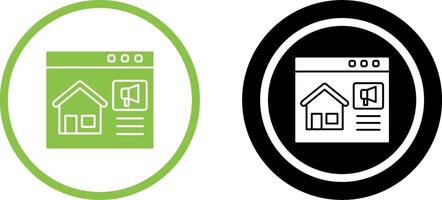 Online Marketing Icon Design vector