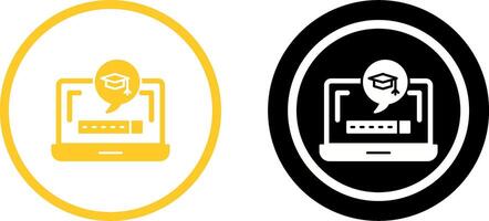 Digital Learning Icon Design vector