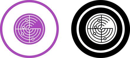 Radar Icon Design vector