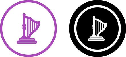 Harp Icon Design vector
