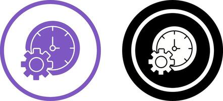 Time Setting Icon Design vector