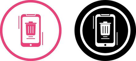 Delete Icon Design vector