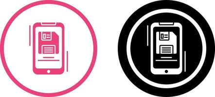 Backup File Icon Design vector