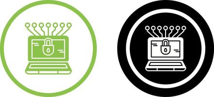 Money Hacking Icon Design vector