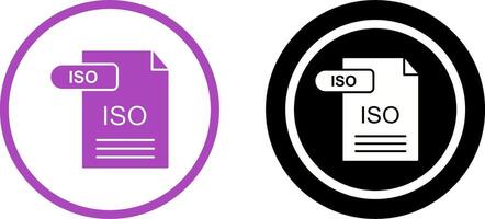 ISO Icon Design vector