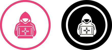 Hacker Icon Design vector
