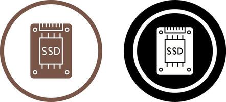 Ssd Icon Design vector
