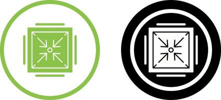 Minimize Icon Design vector