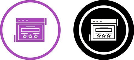 Rating Icon Design vector