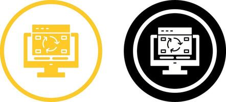 Update Icon Design vector