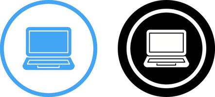 Laptop Icon Design vector