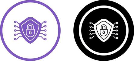 Cyber Security Icon Design vector