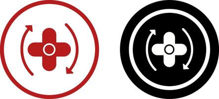 Rotate Icon Design vector