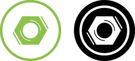 Nut Icon Design vector