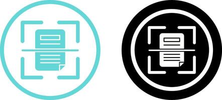 Scan Icon Design vector