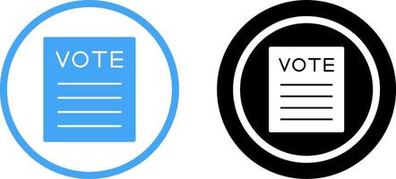 Vote Icon Design vector