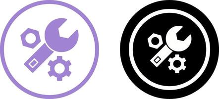Wrench Icon Design vector