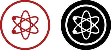 Atom Icon Design vector
