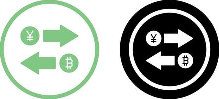 Exchange Icon Design vector