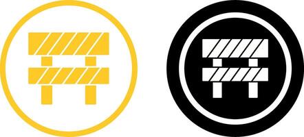 Barrier Icon Design vector