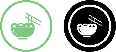 chino comida icono diseño vector