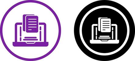 Document Icon Design vector