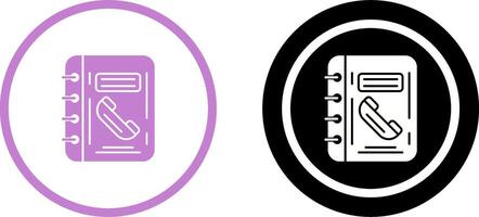 Phonebook Icon Design vector
