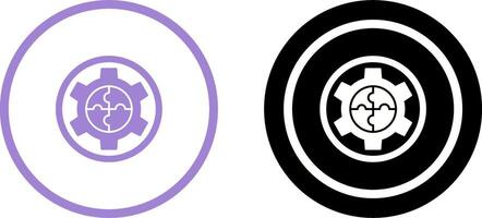 Solution Icon Design vector