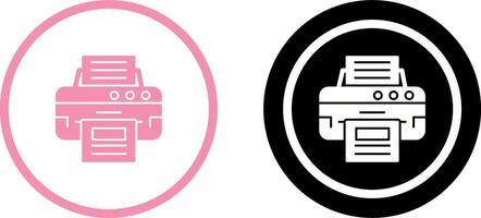 Printer Icon Design vector