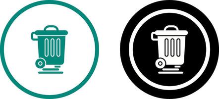 Dustbin Icon Design vector