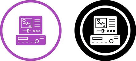 Electrocardiogram Icon Design vector