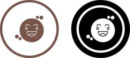 Loughing Icon Design vector