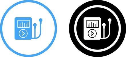 Music Player Icon Design vector