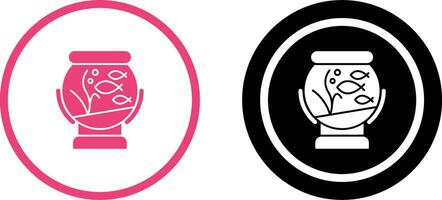 Fishbowl Icon Design vector
