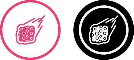 diseño de icono de meteorito vector